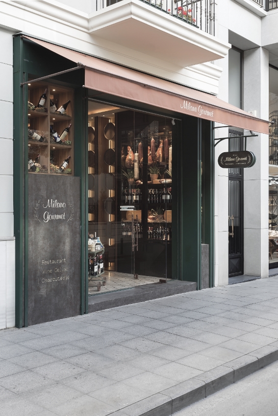 aks mimarlık ve inşaat milano gourmet giriş detayları