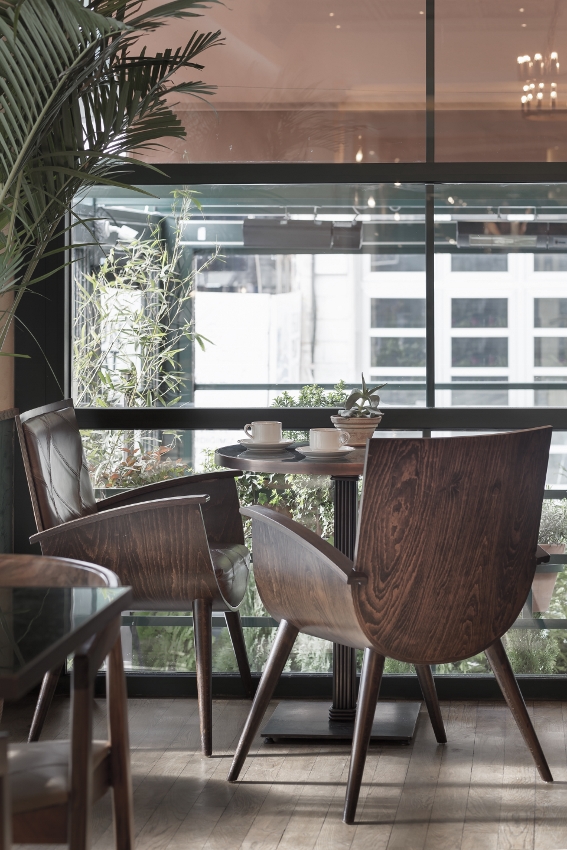 aks mimarlık ve inşaat milano gourmet oturma alanı