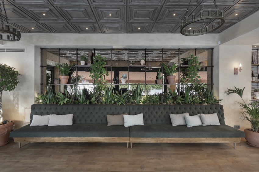 aks mimarlık ve inşaat milano gourmet oturma alanı