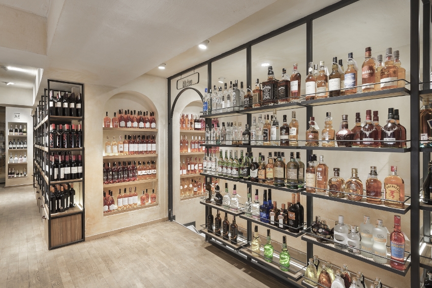 aks mimarlık ve inşaat milano gourmet alkollü içecekler alanı