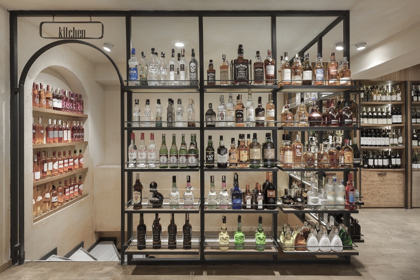 aks mimarlık ve inşaat milano gourmet alkollü içecekler alanı