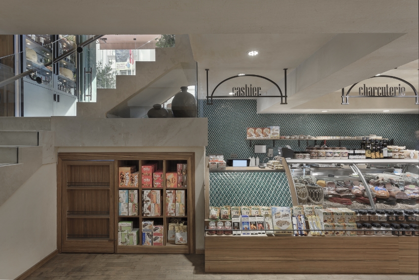 aks mimarlık ve inşaat milano gourmet alışveriş alanı detayları