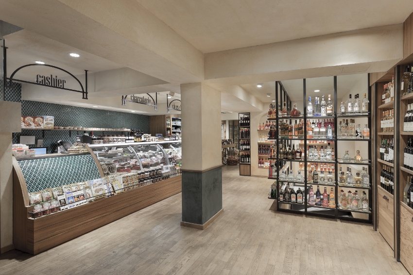 aks mimarlık ve inşaat milano gourmet alışveriş alanı