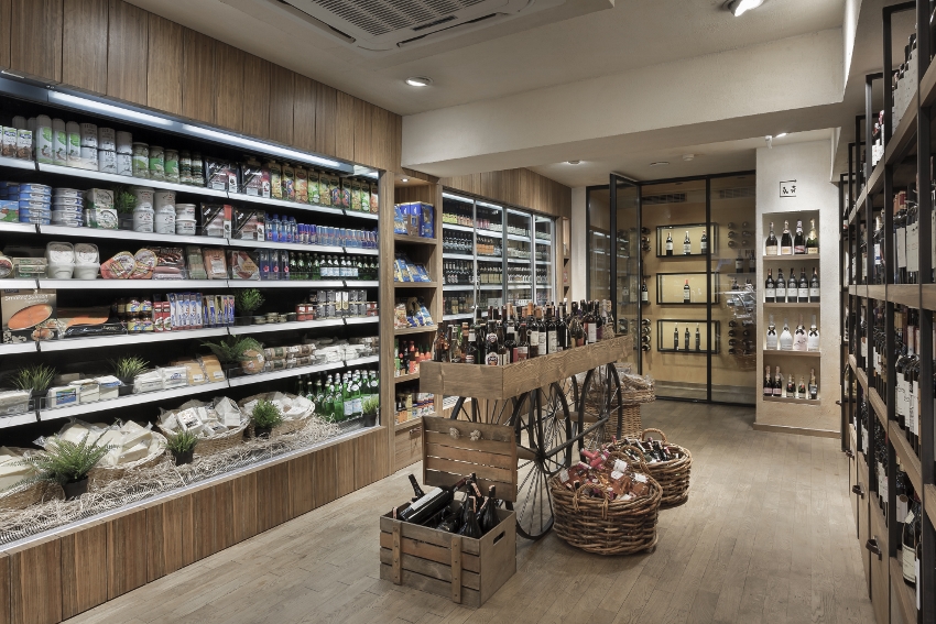 aks mimarlık ve inşaat milano gourmet alışveriş alanı