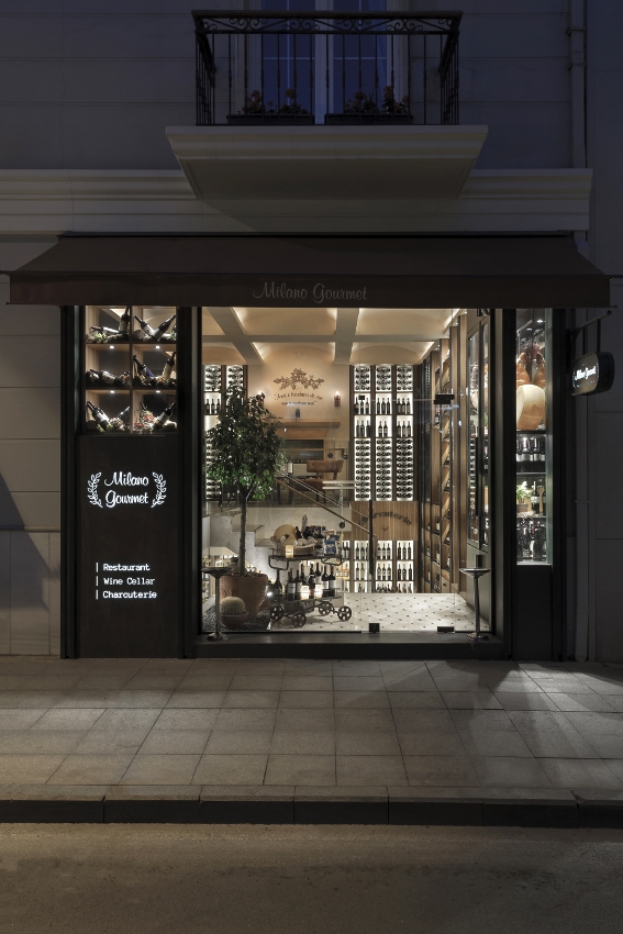 aks mimarlık ve inşaat milano gourmet giriş